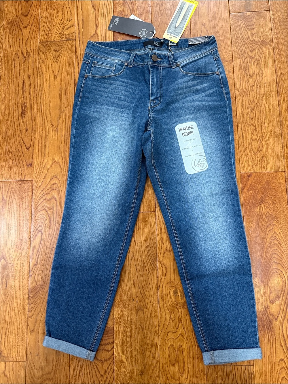 Nwt’s 1822 heritage denim Adrianna ankle skinny crop jeans size 12